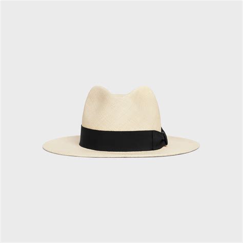 celine hat straw